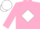 Silk - Pink body, white diamond, pink arms, white cap