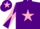 Silk - Purple, pink star, diabolo on sleeves and star on cap