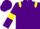 Silk - Purple, yellow epaulets and armlets