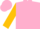 Silk - Pink, gold p, pink bars on gold sleeves, pink cap