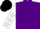 Silk - Purple with white sleeves purple stars on sleeves and white stars on on front