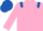 Silk - Pink, Royal Blue epaulets and cap