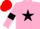 Silk - Pink, black star and armlets, red cap