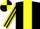 Silk - Black, Yellow Stripe, Yellow Sleeves With Black Stripes, Yellow And Black Quartered Cap