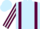 Silk - Light blue, maroon braces, maroon and white striped sleeves