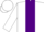 Silk - White body, purple stripe, white arms, white cap