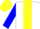 Silk - White body, yellow stripe, blue arms, yellow cap