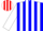 Silk - Blue, grey braces, red 'ss', white stripes on slvs