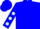 Silk - Blue, light blue dots on slvs