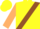 Silk - Yellow, brown sash, brown stripe on tan sleeves