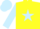 Silk - Yellow body, light blue star, light blue arms, light blue cap