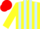 Silk - Yellow body, light blue striped, yellow arms, red cap
