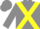 Silk - Grey, yellow cross belts