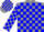 Silk - Grey & blue blocks