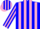 Silk - Blue, pink stripes