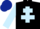 Silk - Black, Light Blue Cross of Lorraine and sleeves, Dark Blue cap