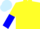 Silk - Yellow body, yellow arms, blue halved, light blue cap