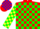 Silk - Red, blue, yellow and green blocks