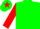 Silk - Green body, red arms, green cap, red star