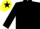 Silk - Black body, black arms, yellow cap, black star
