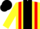Silk - Yellow, Red braces, black panel, Black cap