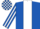 Silk - Royal Blue, White stripe, striped sleeves, check cap