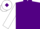 Silk - Purple body, white arms, white cap, purple diamond