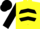 Silk - Yellow, yellow 'cjp' in black ball, yellow chevrons on black sleeves, black cap