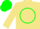 Silk - Khaki, hunter green palm tree,hunter green circle, hunter green cap