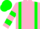 Silk - Pink, kelly green braces and shamrock, green bars on sleeves, pink and green cap