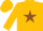 Silk - Gold, brown star