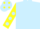 Silk - Light blue body, yellow arms, light blue spots, light blue cap, yellow spots