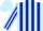 Silk - Light blue body, dark blue striped, light blue arms, dark blue striped, light blue cap, dark blue striped