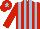 Silk - Red body, light blue striped, red arms, red cap, light blue star