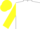 Silk - White body, yellow arms, yellow cap