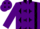 Silk - Purple, black panels with purple diamonds, black jv
