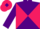 Silk - Purple body, rose diabolo, purple arms, rose cap, purple diamond