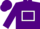 Silk - Purple body, white hollow box, purple arms, purple cap