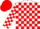 Silk - White body, red checked, white arms, red checked, red cap