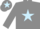 Silk - Grey body, light blue star, grey arms, grey cap, light blue star