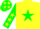 Silk - Yellow Body, Green Star, Green Arms, Yellow Stars, Green Cap, Yellow Stars