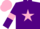 Silk - Purple, pink star and armlets, pink cap