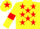 Silk - Yellow, Red stars, armlets and star on cap