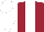 Silk - Maroon, white stripe, white sleeves, maroon, 2 white stripes cap