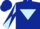 Silk - Dark blue, light blue inverted triangle, light blue and dark blue diabolo on sleeves and diamond on cap