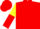 Silk - Red, yellow crown on yellow 'r', yellow and red halved sleeves, red cap
