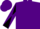 Silk - Aqua, purple diagonal quarters