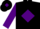 Silk - Black, white diamond, purple 'cg', white & purple diamond sleeves
