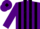 Silk - Purple, black & white 'jv' black panels, purple diamond sleeves