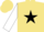 Silk - Khaki, black star, white sleeves, khaki cap